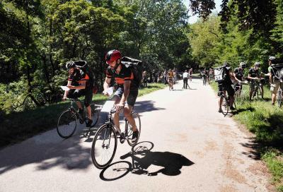 I Campionati europei dei corrieri in bici a Milano