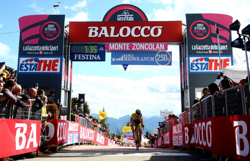 Balocco sponsor ufficiale maglia rosa Giro d'Italia - Ciclismo