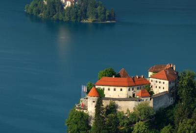 Il Lago di Bled visto dalla bici