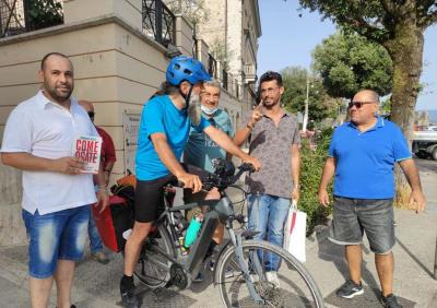 Dopo 2000 chilometri in bici si è concluso a Roma il Clima Tour di Gianfranco Mascia