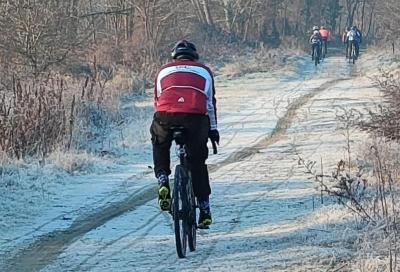 La nostra pedalata tra ghiaccio e fango alla Gravelness69