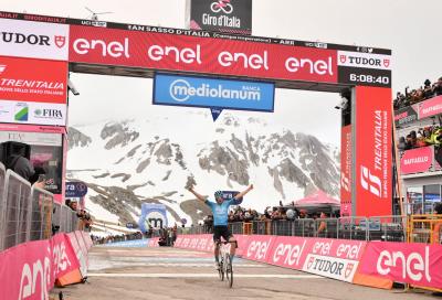Giro d'Italia 2023, Tappa 7 Capua-Gran Sasso d'Italia: splendido Davide Bais