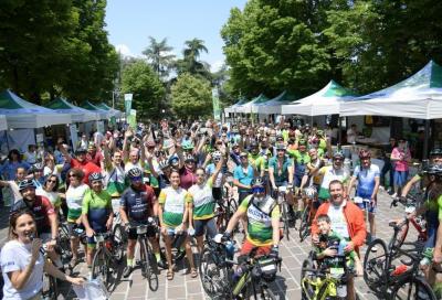 CicloAppennina: 500 ciclisti al via, è buona la prima 