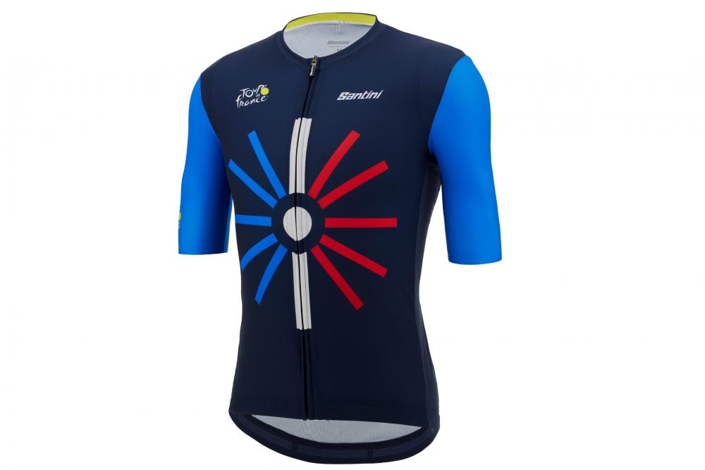 Trionfo, la maglia di Santini in onore dell'ultima tappa del Tour de France 2023