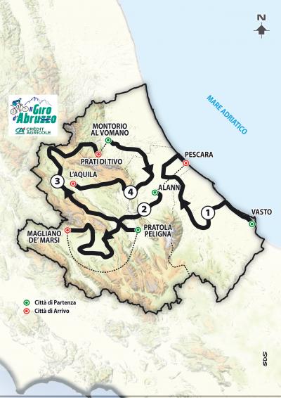 Ritorna il Giro d’Abruzzo: scalatori e corridori esplosivi allo scoperto